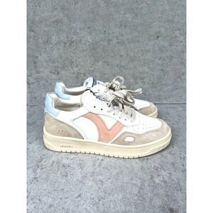 New Victoria Sneaker Lab 1915 Donna Sneakers 37 6.5 Blue Pink Casual Shoes Retro